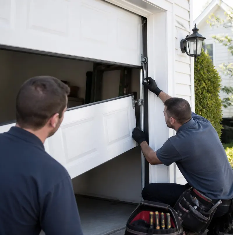 Off Track Door Repair in Florahome